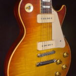 SOLD GIBSON 2017 HISTORIC LES PAUL 56 REISSUE GLOSS FLAME TOP