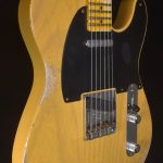 SOLD C.SHOP 2021 1952 HEAVY RELIC TELE CUSTOM ORDER WITH 65 STRAT NECK SHAPE 10″ RADIUS