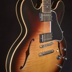 SOLD GIBSON MEMPHIS CUSTOM ES 335 DOT REISSUE FIGURED 2009